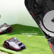 Robot de tuns gazonul, DCK Terraina E500, 500mp, LiDAR, fara fir perimetral