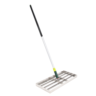 Nivelator pentru gazon cu mâner lung inclus, ALPHA LAWN, 76 x 25 cm