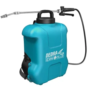 Pompa de stropit electrica Dedra, pe acumulator 18V, 16L, jet ajustabil, SAS+ALL