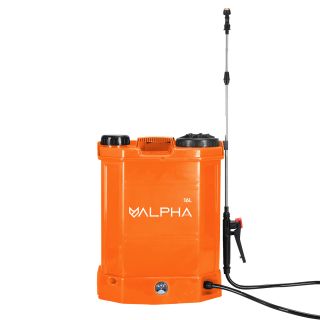 Pompa de stropit electrica Alpha, baterie 8Ah, pistol inox, 16l, jet ajustabil