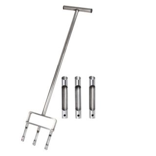 ​Aerator manual pentru gazon cu 3 tije – Alpha Lawn