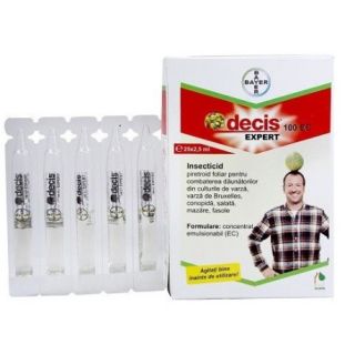 Insecticid foliar DECIS EXPERT, 2,5 ml, pentru Trandafiri