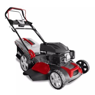 Masina de tuns gazon, Dedra, pe benzina 3,9CP 166cc, latime 46 cm, cos 60L, dubla taiere, mulcire si autopropulsie
