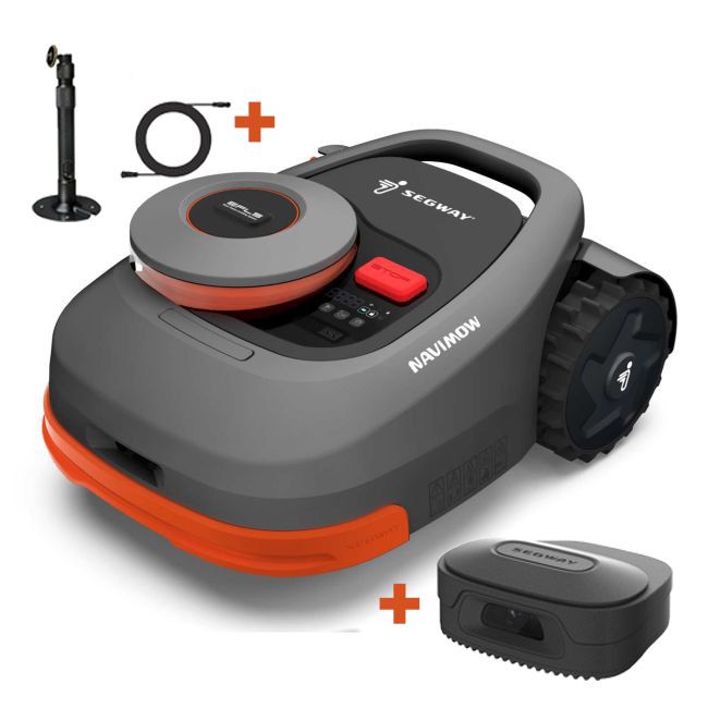 Robot de tuns gazonul Segway Navimow H800E fara fir + Camera + Kit Extensie
