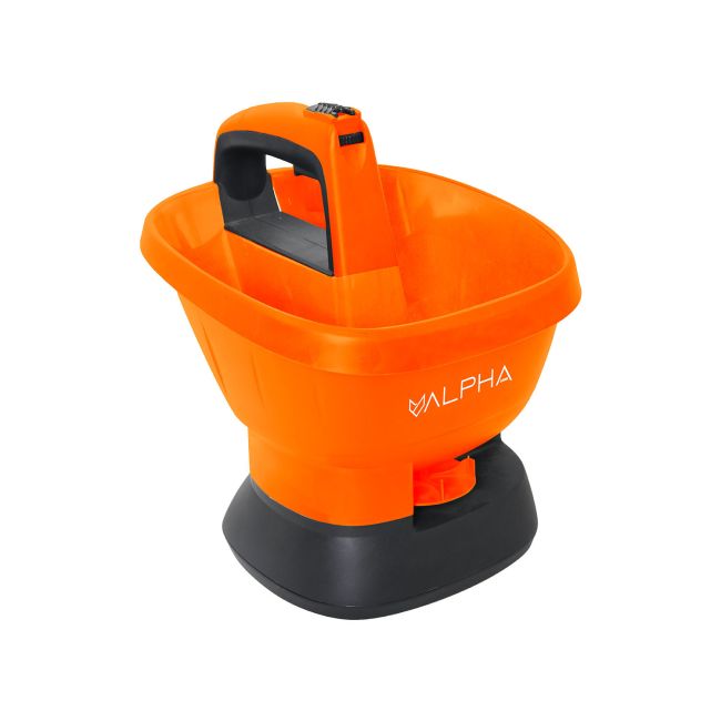 Distribuitor pe baterie, ALPHA LAWN, 4xAA, pentru seminte si ingrasaminte
