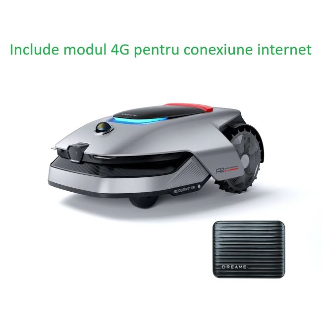 Robot de tuns gazonul, Dreame A2, 3000mp, LiDAR, fara fir perimetral