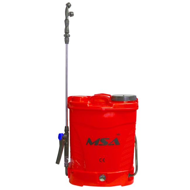 Pompa de stropit electrica, baterie 8Ah, pistol inox, 16l, jet ajustabil