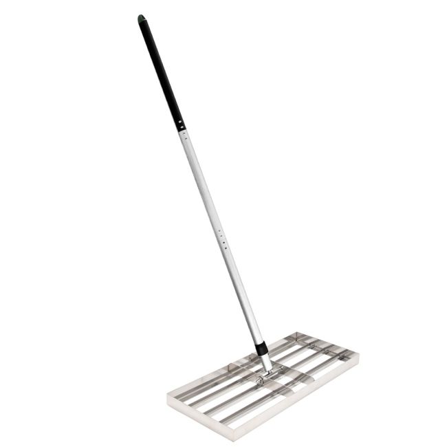 Nivelator XL pentru gazon cu mâner lung inclus, ALPHA LAWN, 80 x 30 cm