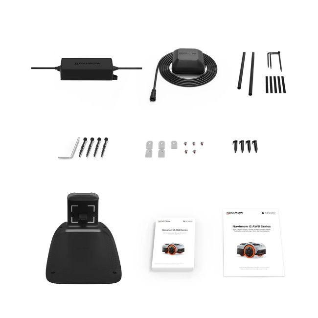 Robot de tuns gazonul Segway Navimow i208 AWD, 800mp, NRTK, fara fir perimetral