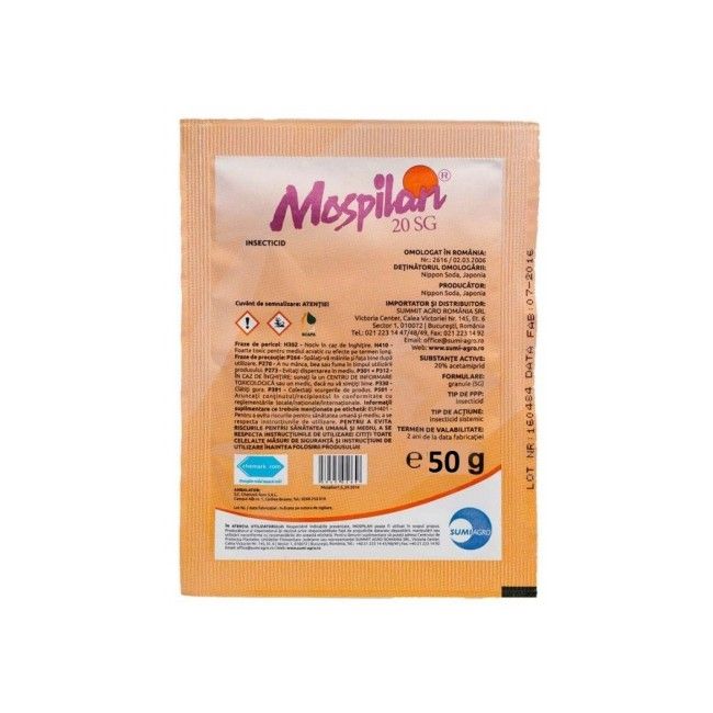 Mospilan - Insecticid pentru Pomi Fructiferi si Vita de Vie 50gr