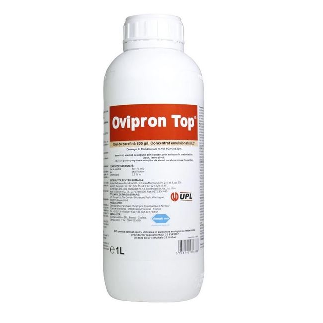 Ulei Horticol - Ovipron Top - Insecticid pentru Pomi Fructiferi si Vita de Vie 1L