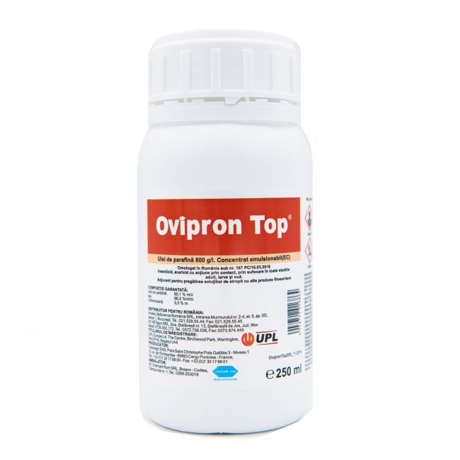 Ulei Horticol - Ovipron Top - Insecticid pentru Pomi Fructiferi si Vita de Vie 250ml